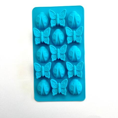 Stampo in silicone - Coccinelle e Farfalle hobby fun 12 x 21 cm