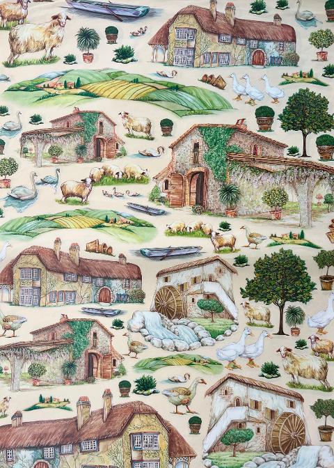 Carta Classic - Campi e mulini (sc2) Stamperia 50x70 cm