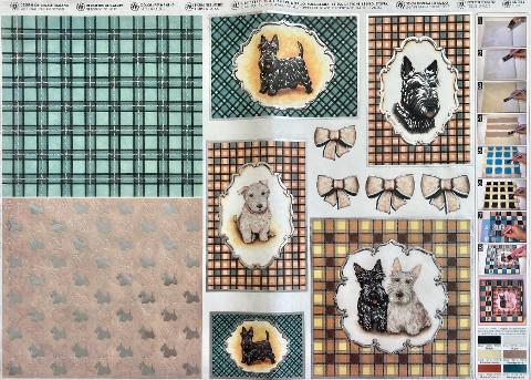 Carta velo - Scottish Terrier (SC1) TODO Paper Soft 50x70 cm