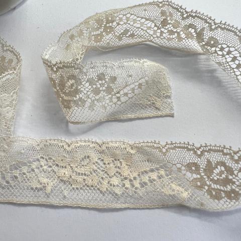 Nastro in Pizzo Ecru - 26 mm Stafil 26 mm x 1 metro