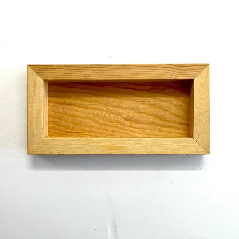 Portapenne/ Oggetti neutri da decorare in legno Stamperia 20 x 10 cm