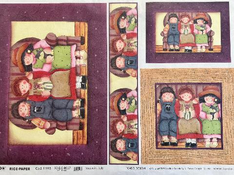 Carta di riso - Best Friends Natale TODO Paper Soft 50 x 70 cm