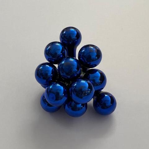 Bacche piccole in vetro blu camarco srl 15mm