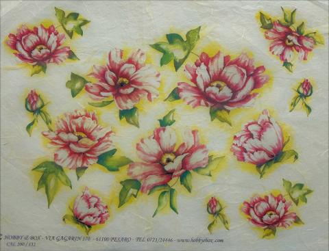 Carta riso magnolia stamperia 1 foglio 33x48 (cm)