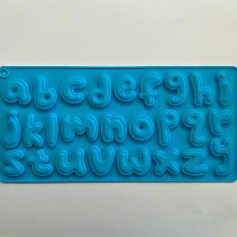 Stampo in silicone - Lettere hobby fun 3,5 x 3,5 cm