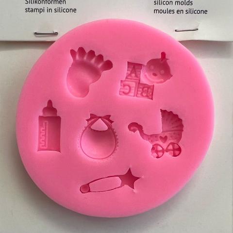 Stampo in silicone Baby Stafil 7,5 x 7,5 cm