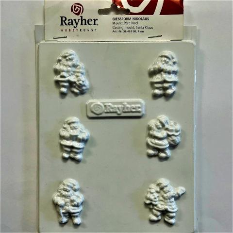 Stampo in plastica - babbo natale Rayher 15 cm x 18 cm