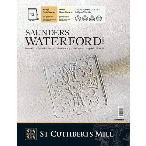 Blocco acquerello Saunders Waterford st cuthberts mill Grana Ruvida 310 x 410 mm
