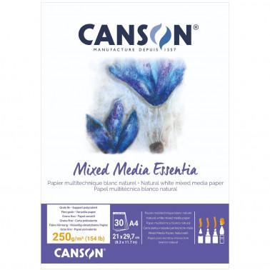 Blocco mix media essentia Canson 21 x29,7cm / 200g/mq