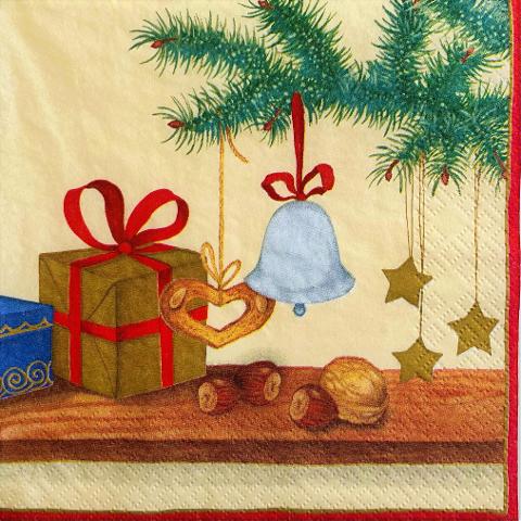 tovaglioli per  decoupage natalizio tavola decorata arti e grafica busta da 2 pezzi 33x33