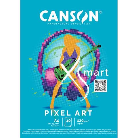 blocco pixel art Canson A 4 21 x  29,790g/m2 | 61lb