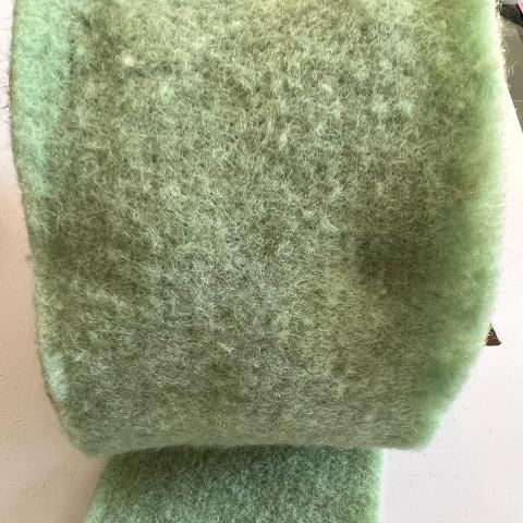 Fascia di feltro in lana cotta colore verde menta Stafil h 15 x 1mt