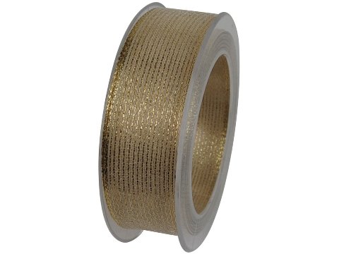 nastro avorio e oro Goldina 0.40mm x 1 mt