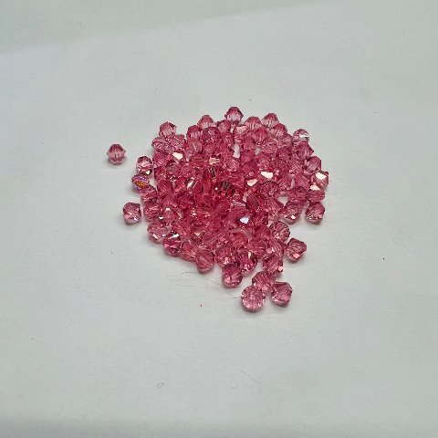 Swarovski bicono Light Rose 4 mm swarovski 4 mm (busta da 100 pz)
