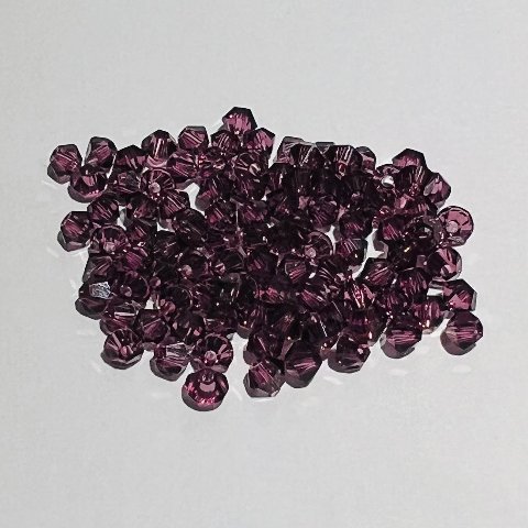 Swarovski bicono Amethyst 3 mm swarovski 3 mm (busta da 100 pz)