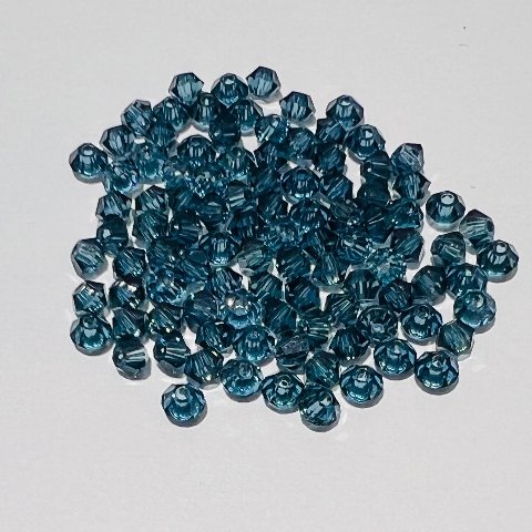 Swarovski bicono Montana 3 mm swarovski 3 mm (busta da 100 pz)