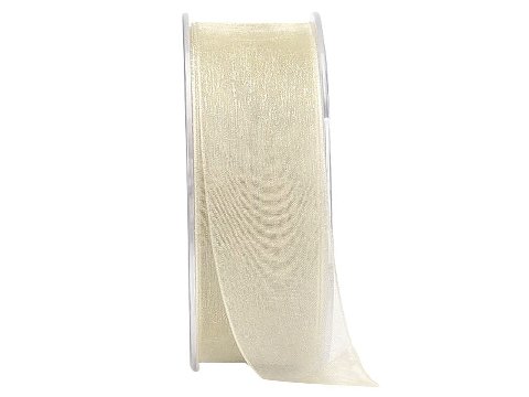 nastro organza avorio Goldina 40 mm x 1 mt