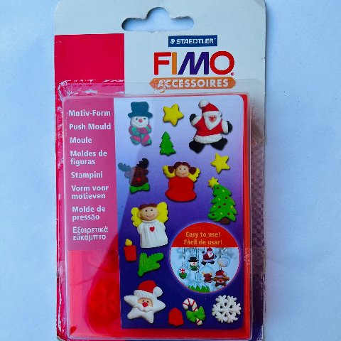 stampo fimo oggetti natalizi staedtler 13 cm x 10 cm