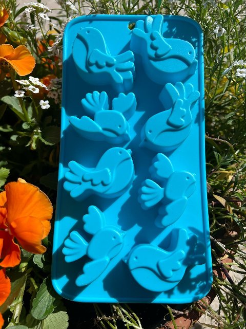 Stampo in silicone -uccellini hobby fun 12 x 21 cm