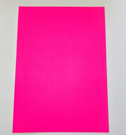 cartoncino rosa fluo  busta da 5 fogli canson 250gr  29,7 x 42