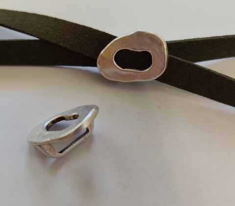 anello ovale per collane e bracciali 18 x 26 mm nikolis group busta da 5 pezzi