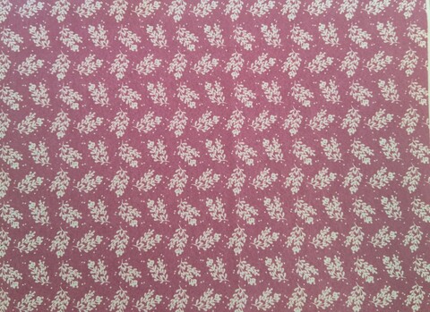 pannolenci fantasia rosa antico con vischio panna Stafil 30x40 cm