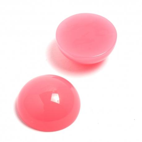 Cabochon rosa fluo  arti e grafica mm 15