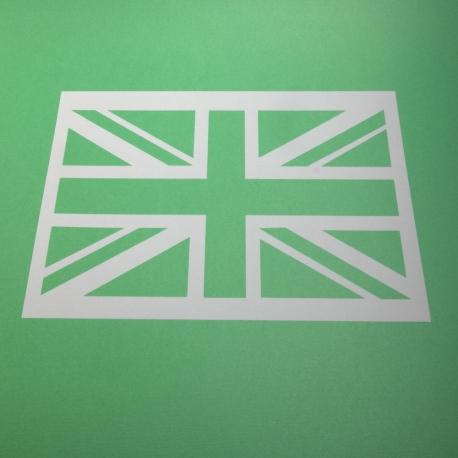 Stencil bandiera inglese stamperia 21x29,7