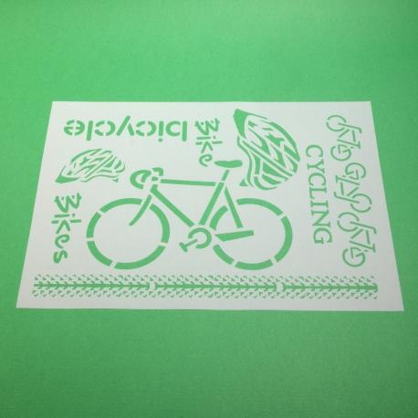 Stencil  bicicletta stamperia 21 x 29,7