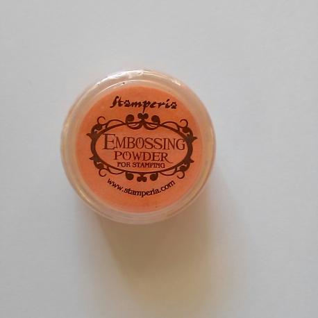 Polvere per embossing arancio  Stamperia confezione da 7 gr