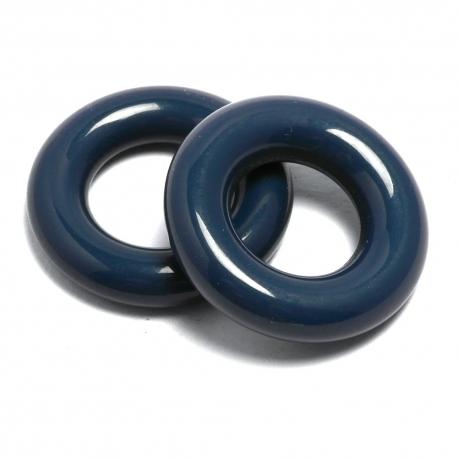 Cerchio  blu scuro - pic1 (1 pezzo) arti e grafica resina 20mm