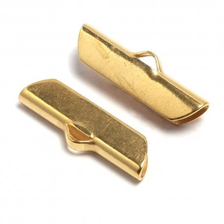 Terminale per maglia busta da due pezzi menoni 23mm oro