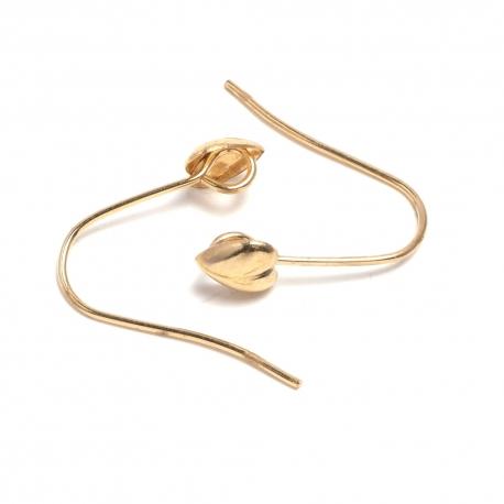Coppia Monachella cuore  menoni oro