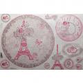 Carta riso bonjour Paris stamperia 33x48
