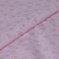 Stoffa cotone colore rosa con cuori ed orsetti in tinta Stafil 160 x 50cm