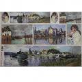 Carta riso  decoupage fantasia paesaggio impressionista stamperia 1 foglio 33x48 (cm)