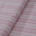 tessuto cotone a strisce bianco e rosa hft 140  x 30 cm