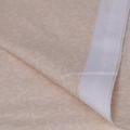 Tessuto americano avorio con decoribeige  stafil 110x30cm