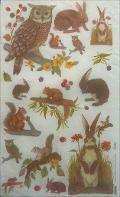 Carta riso animali del bosco stamperia 33x48