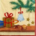 tovaglioli per  decoupage natalizio tavola decorata arti e grafica busta da 2 pezzi 33x33