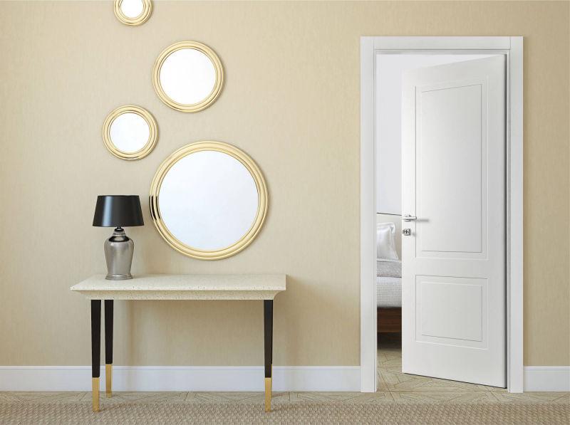 PORTE LACCATE IMIC - MOD. GEOMETRIKA  702 G CON ANTA TAMBURATA PANTOGRAFATA CON DUE BUGNE