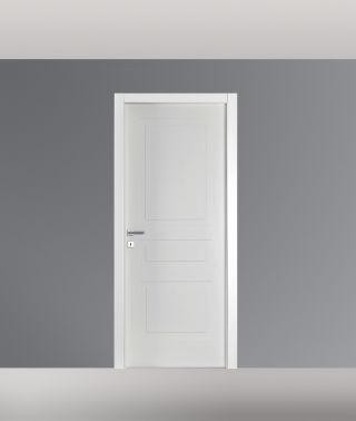 PORTE LACCATE IMIC - MOD. GEOMETRIKA  900 G CON ANTA TAMBURATA PANTOGRAFATA CON TRE RIQUADRI