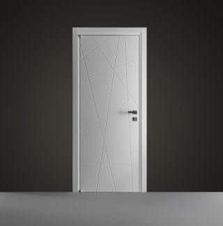 PORTE LACCATE IMIC - MOD. LINE 170L  CON ANTA TAMBURATA CON INCISIONI