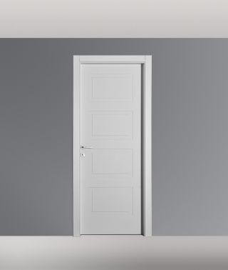 PORTE LACCATE IMIC - MOD. GEOMETRIKA 704 G IMIC CON ANTA TAMBURATA PANTOGRAFATA  CON QUATTRO RIQUADRI