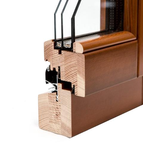 Infissi in LEGNO DELFINO INFISSI - Mod. ONE 80