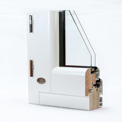 INFISSI IN LEGNO ALLUMINIO DELFINO INFISSI - Mod. INTESA SOFT 90