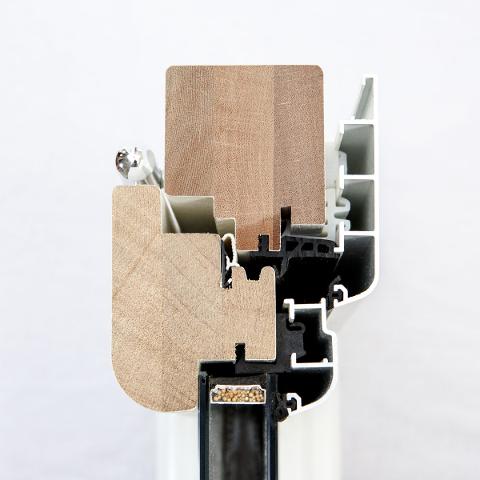 INFISSI IN LEGNO ALLUMINIO DELFINO INFISSI - Mod. INTESA SOFT 90