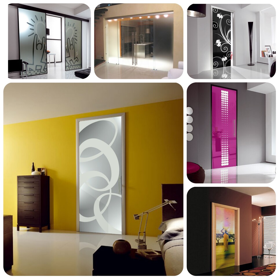 Porte tuttovetro per interni