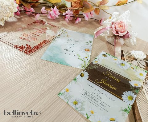 PARTECIPAZIONI | INVITI PERSONALIZZABILI IN PLEXIGLASS E LEGNO
