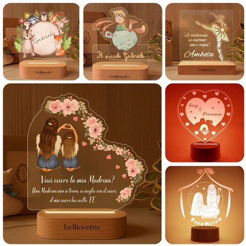 LAMPADE LED IN PLEXIGLASS | NIGHT LIGHT